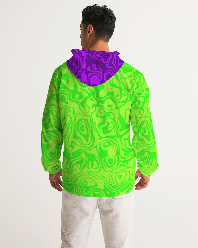 Green Apple Slush Men's Windbreaker
