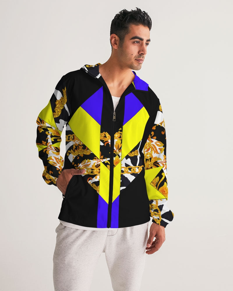 Neon Chain Dripp Men's Windbreaker - The Dripp VIP