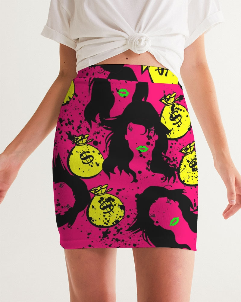 Trap Girl Women's Mini Skirt - The Dripp VIP