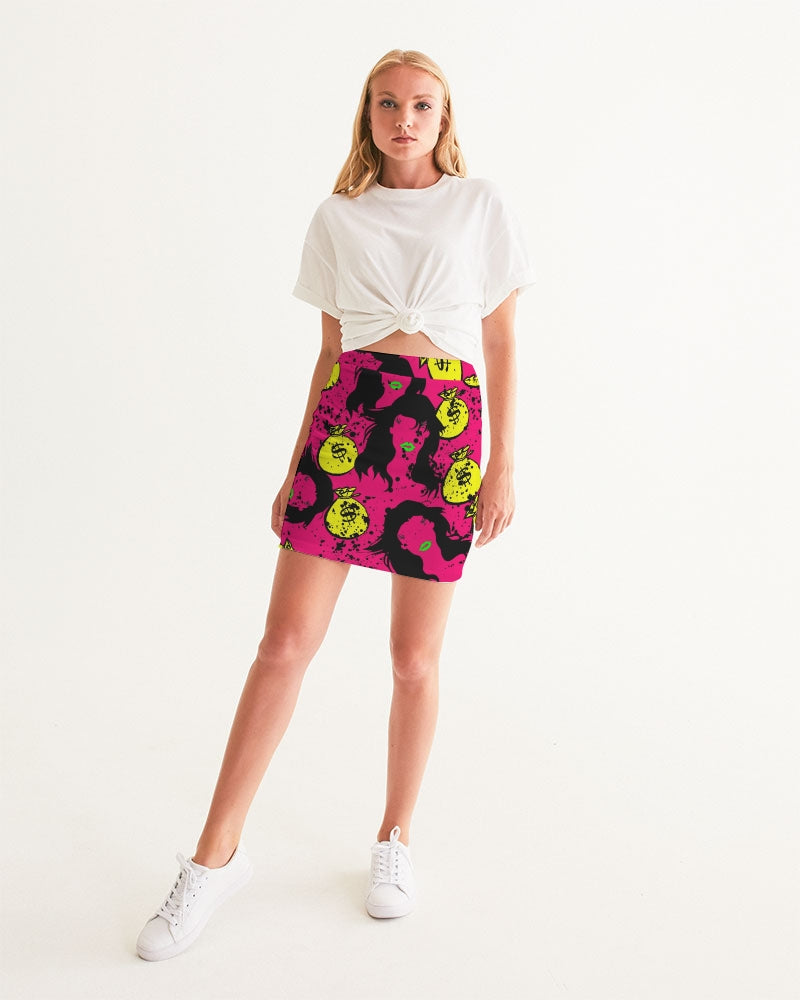 Trap Girl Women's Mini Skirt - The Dripp VIP