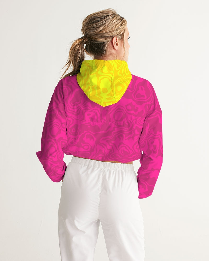 Fruit Punch Slush Cropped Windbreaker