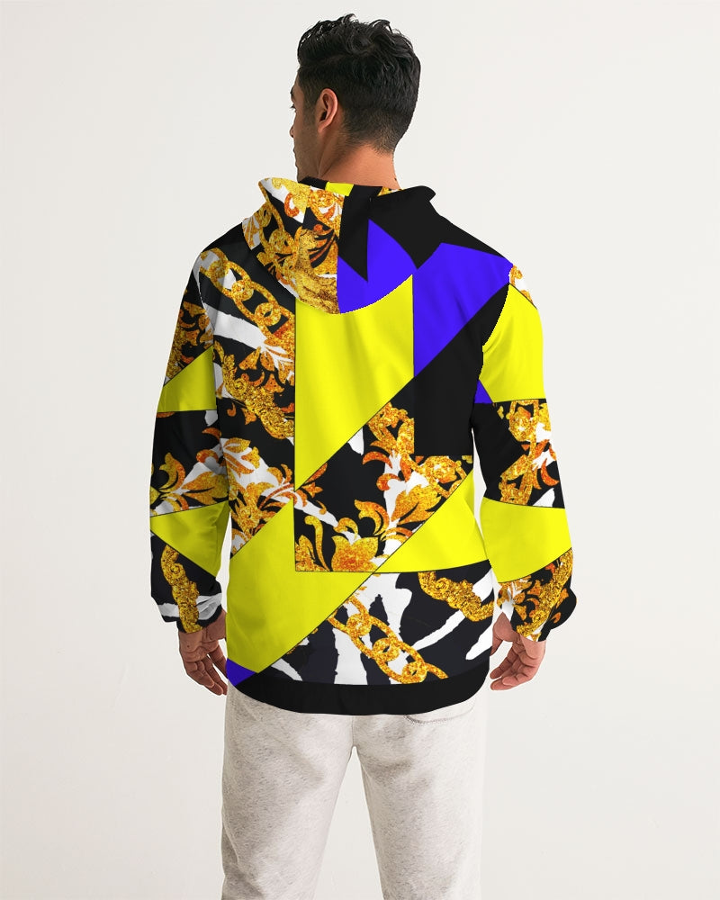 Neon Chain Dripp Men's Windbreaker - The Dripp VIP