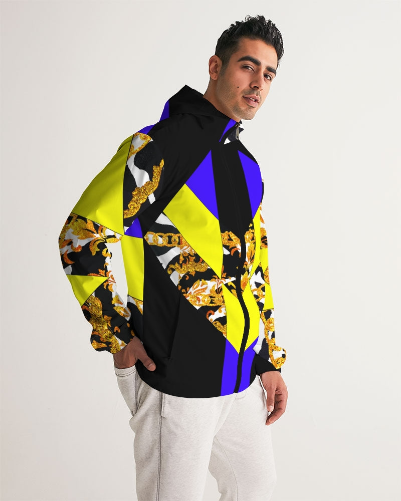 Neon Chain Dripp Men's Windbreaker - The Dripp VIP