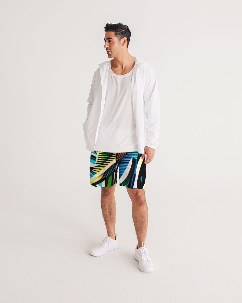 Tropical Dripp Men's Jogger Shorts