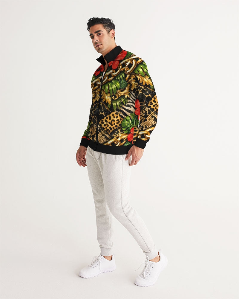 Urban Jungle Men's All-Over Print Track Jacket