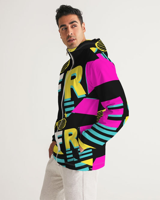 Fresh Dripp Men's All-Over Print Windbreaker
