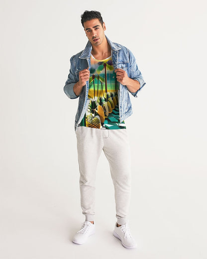 Tropical Oasis Men's Sports Tank