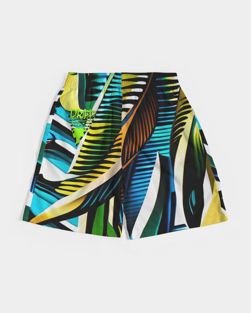 Tropical Dripp Men's Jogger Shorts