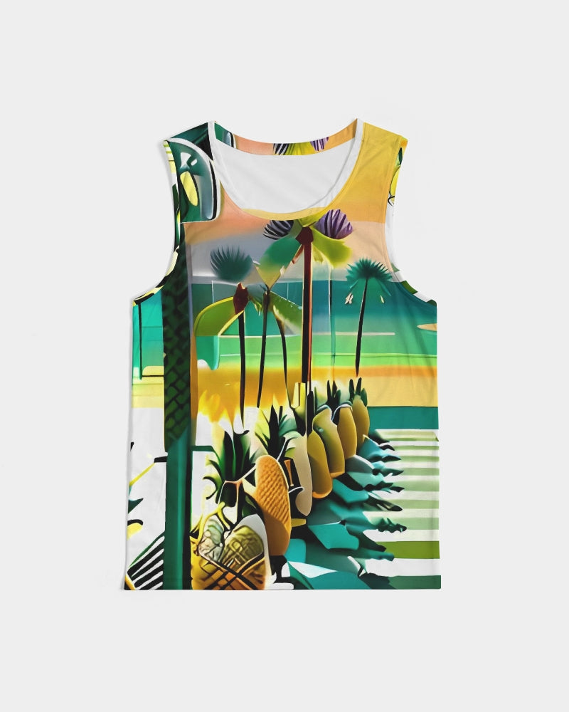 Tropical Oasis Men's Sports Tank