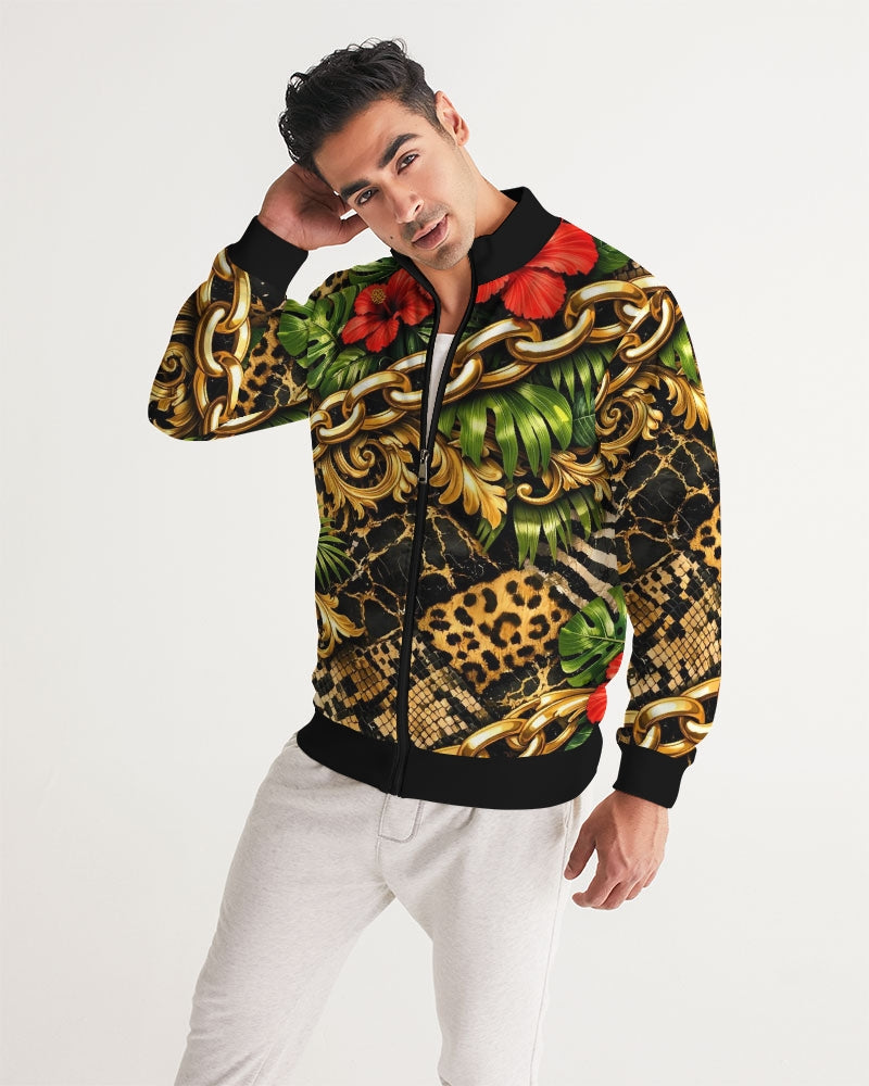 Urban Jungle Men's All-Over Print Track Jacket