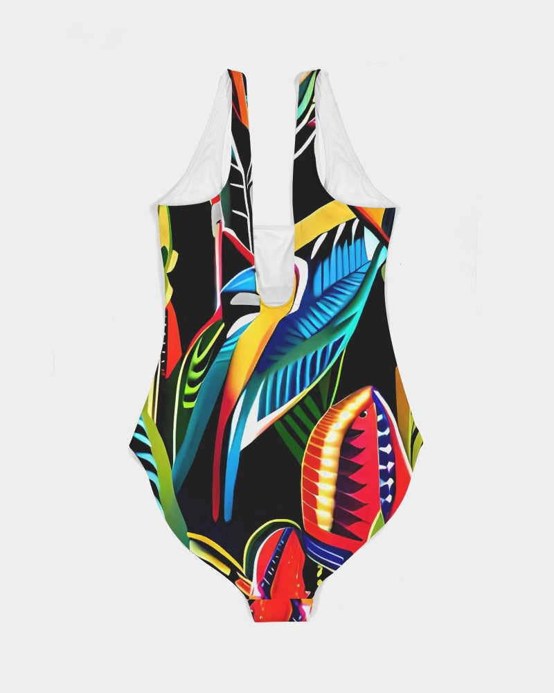 Tropical Dripp Women's One-Piece Swimsuit