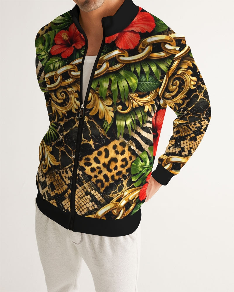 Urban Jungle Men's All-Over Print Track Jacket