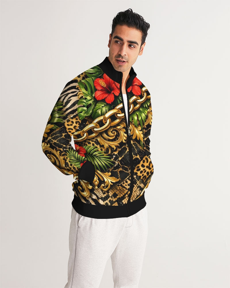 Urban Jungle Men's All-Over Print Track Jacket