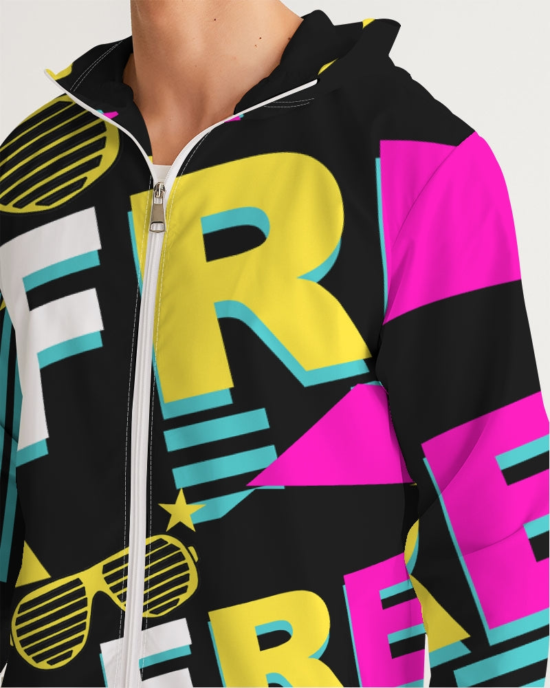 Fresh Dripp Men's All-Over Print Windbreaker