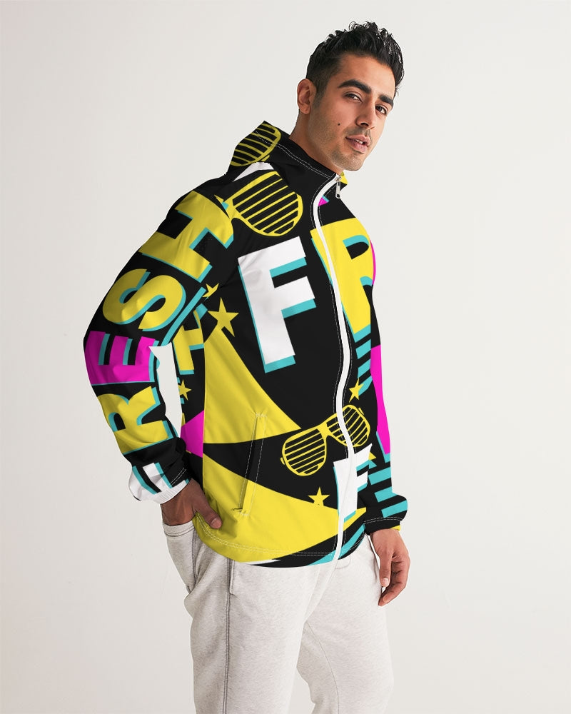 Fresh Dripp Men's All-Over Print Windbreaker