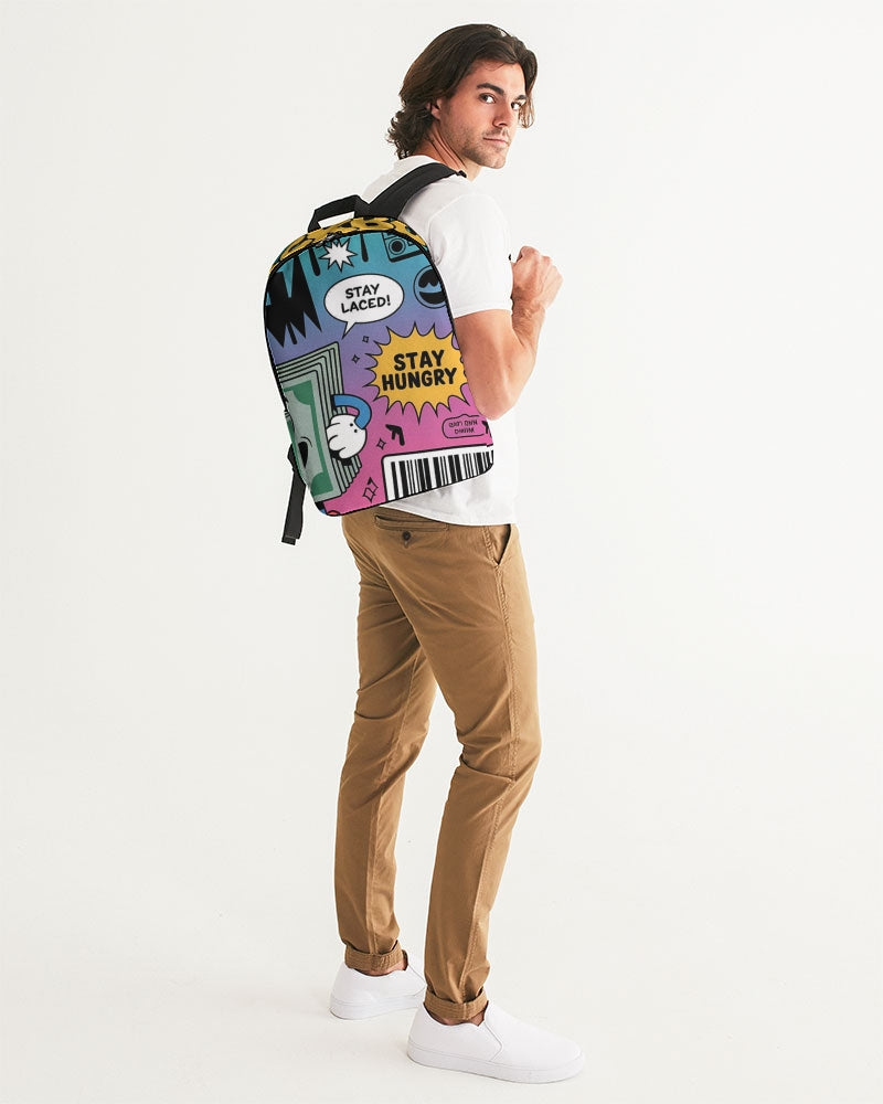 Stay Hungry Large Backpack