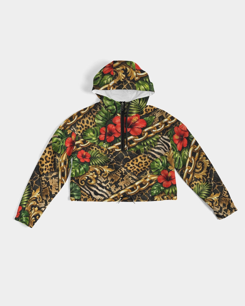 Urban Jungle Women's Cropped Windbreaker