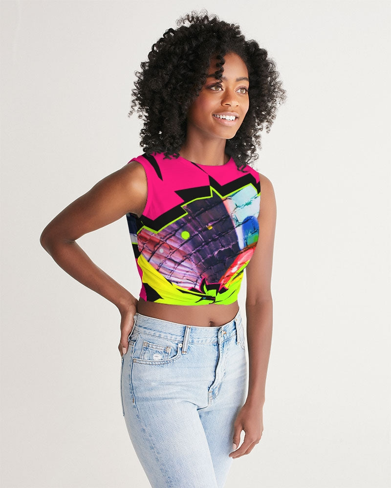 Graffiti Dripp Women's Twist-Front Tank - The Dripp VIP