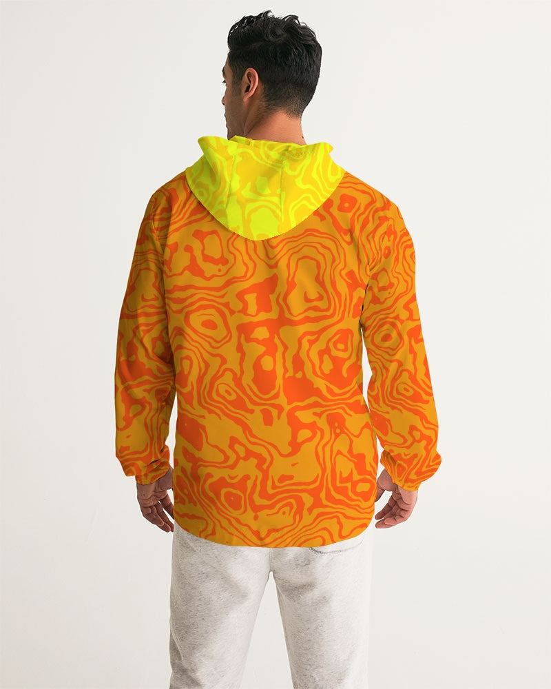 Orange Slush Men's Windbreaker