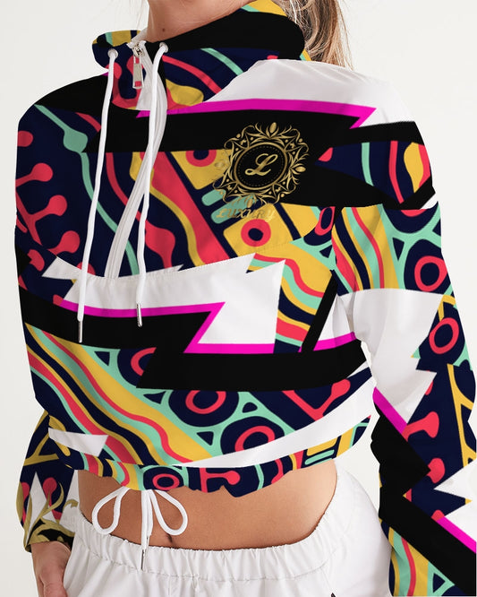 Luxury Collection Women's Cropped Windbreaker