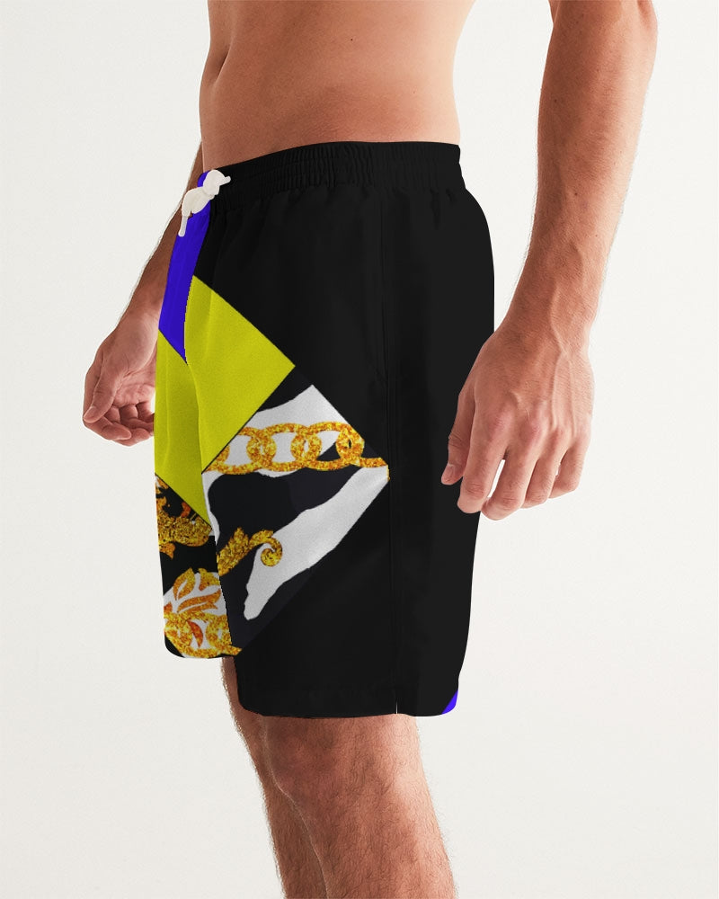 Neon Chain Dripp Men's Swim Trunk - The Dripp VIP