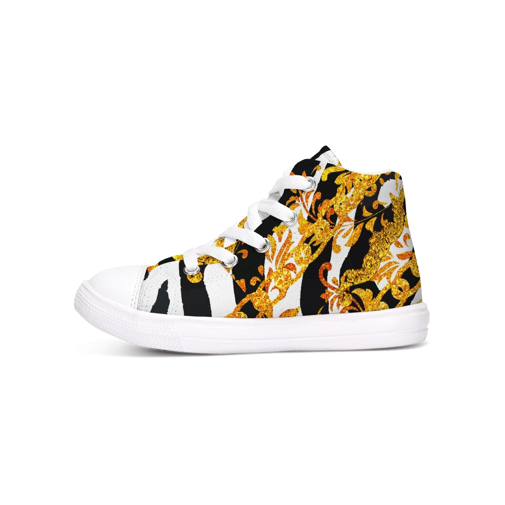 Chain Dripp Kids Hightop Canvas Shoe - The Dripp VIP