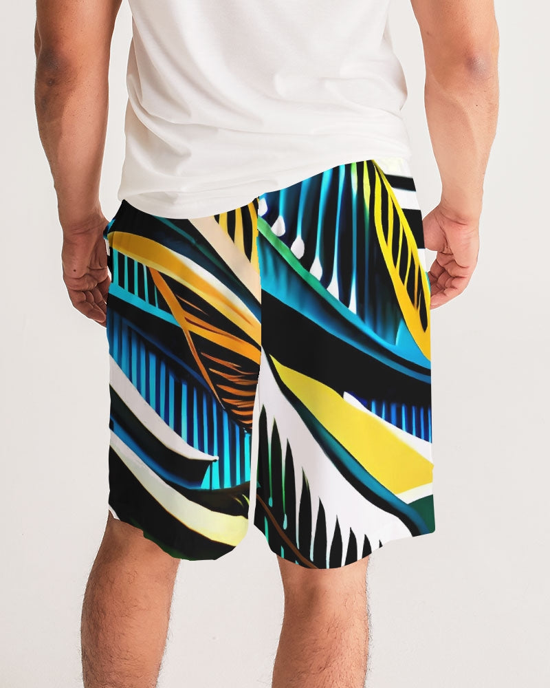 Tropical Dripp Men's Jogger Shorts
