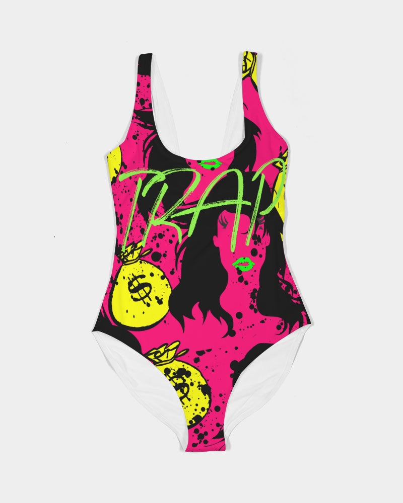 Trap Girl Women's One-Piece Swimsuit - The Dripp VIP