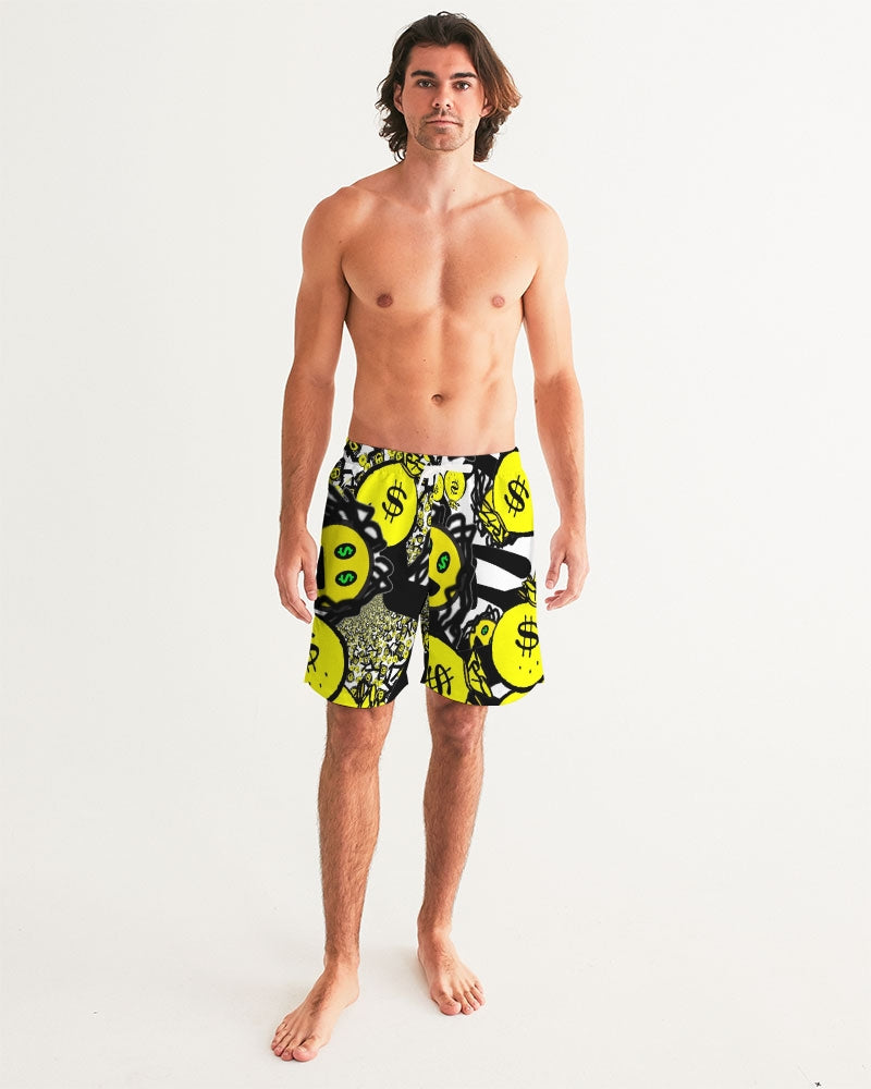 Trap Money Men's Swim Trunk - The Dripp VIP