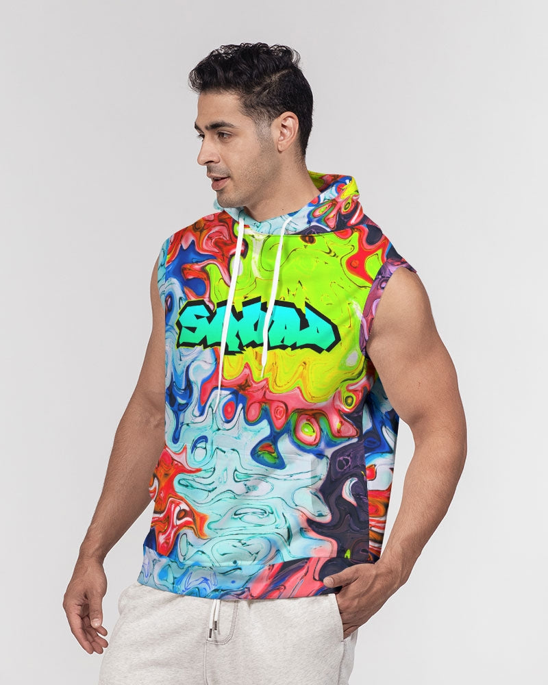 Graffiti Squad Men's Premium Heavyweight Sleeveless Hoodie - The Dripp VIP