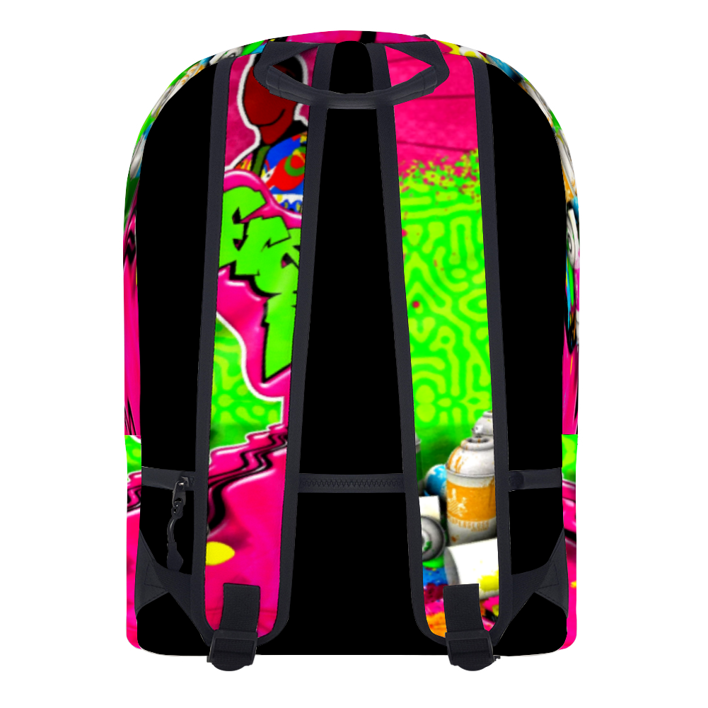 Fresh Prince Pink Graffiti Leather Backpack - The Dripp VIP