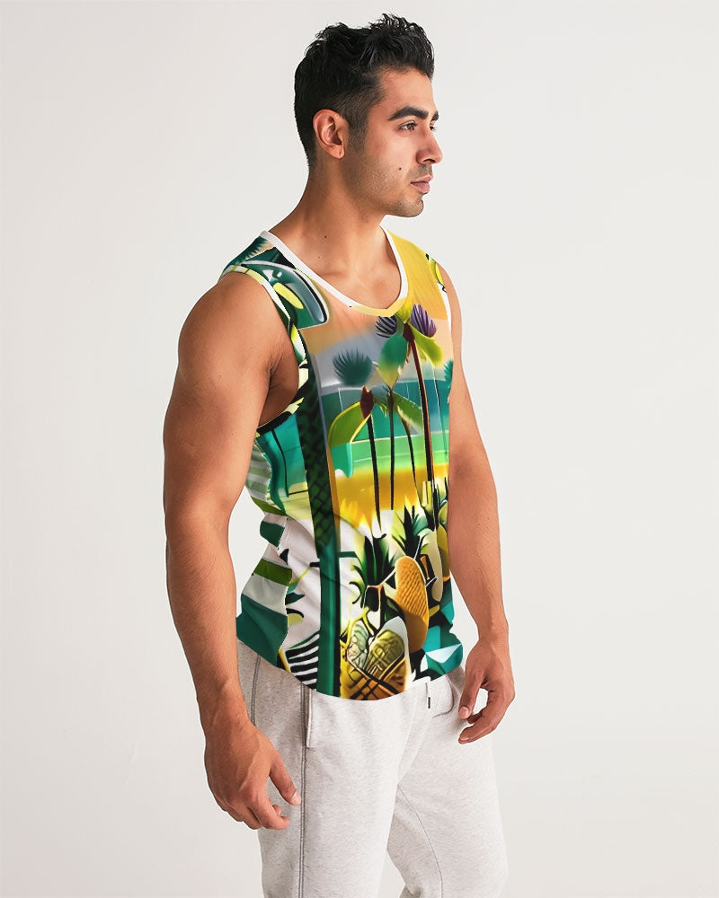 Tropical Oasis Men's Sports Tank