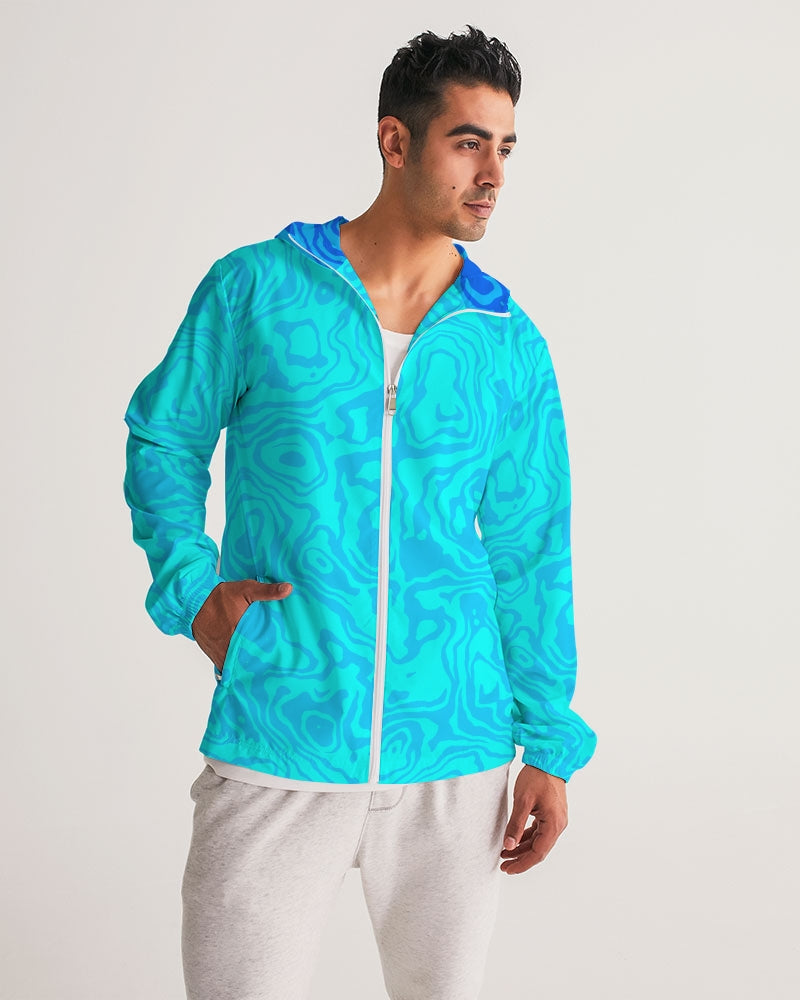 Blue Raspberry Slush Men's Windbreaker