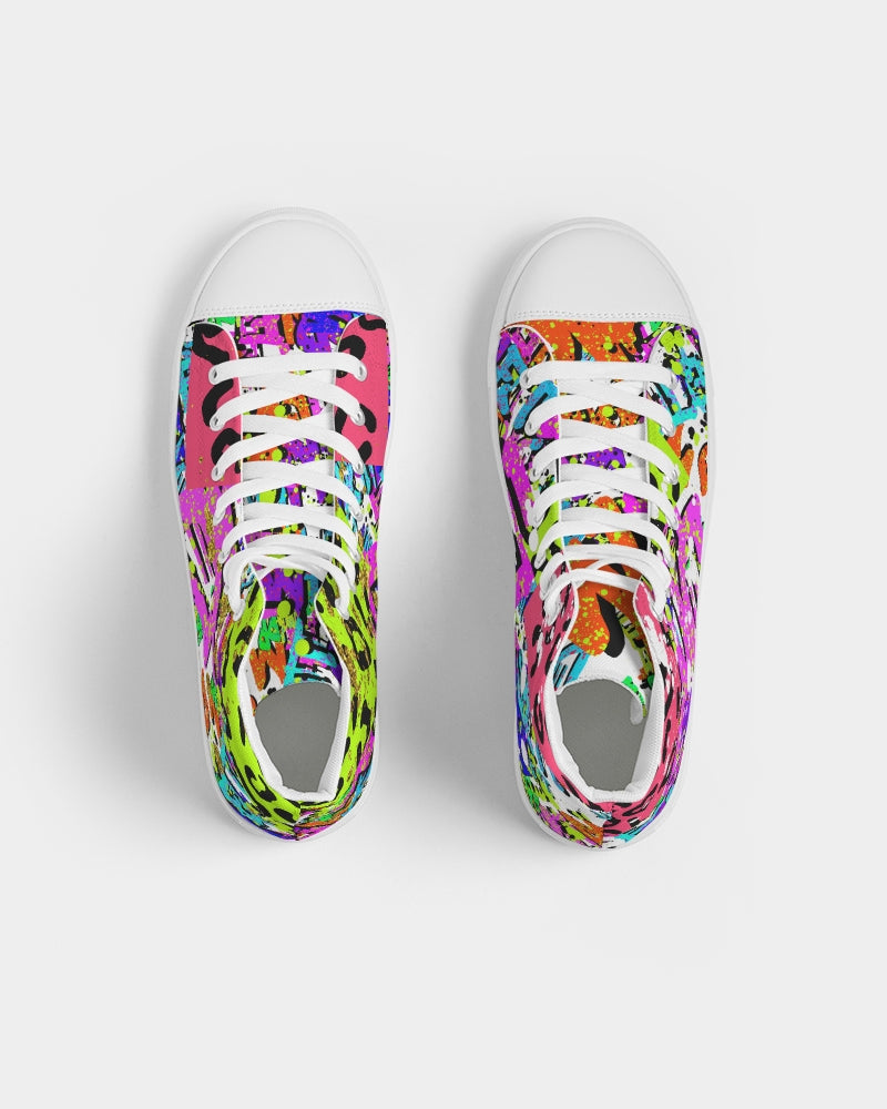 Wett Wett Women's Hightop Canvas Shoe - The Dripp VIP
