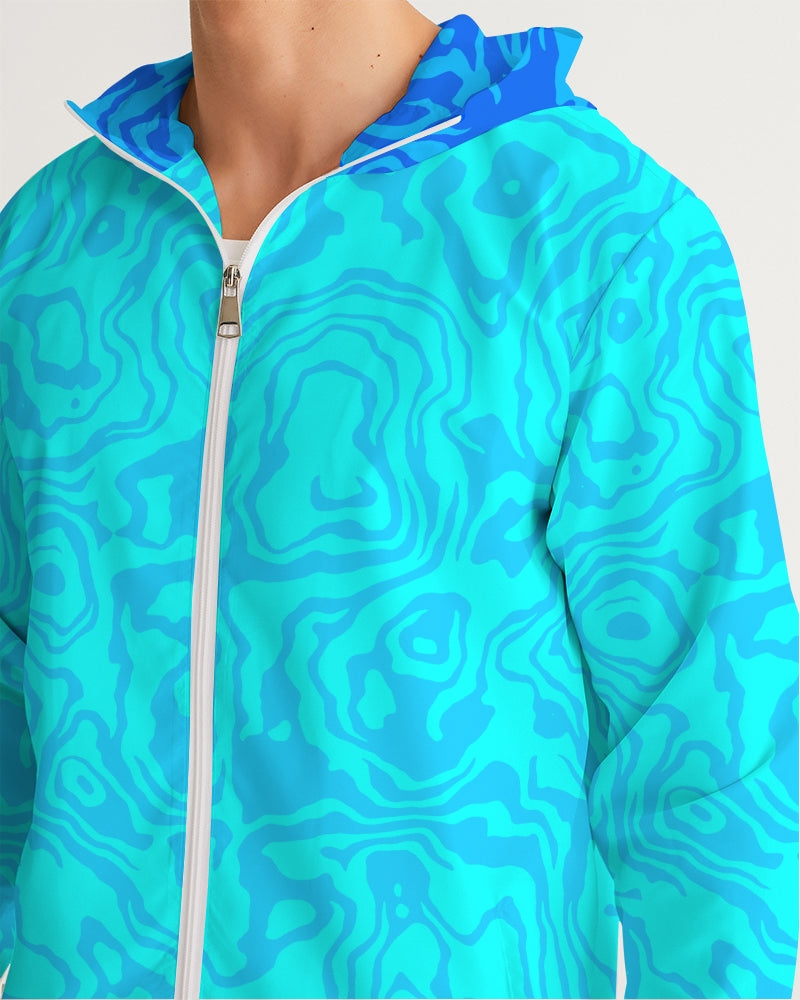 Blue Raspberry Slush Men's Windbreaker