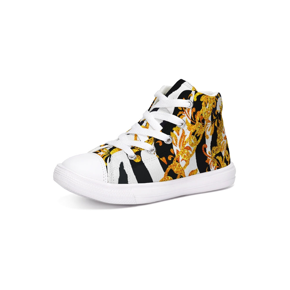 Chain Dripp Kids Hightop Canvas Shoe - The Dripp VIP