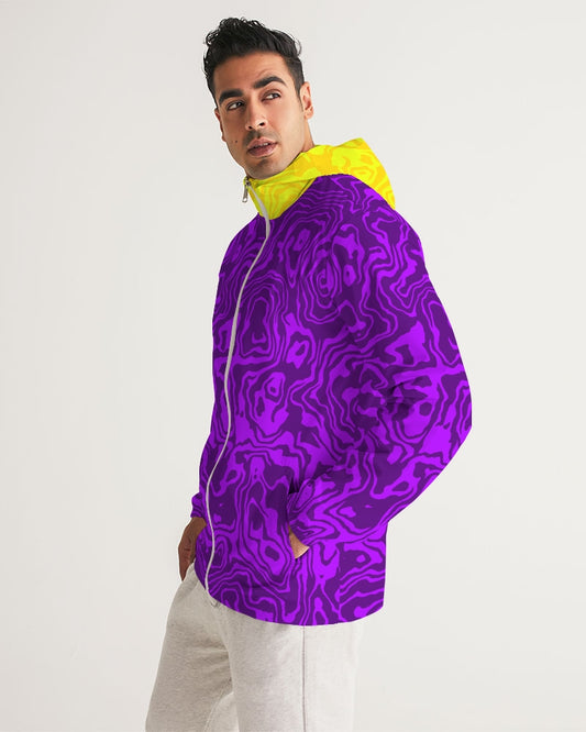 Grape Slush Men's Windbreaker