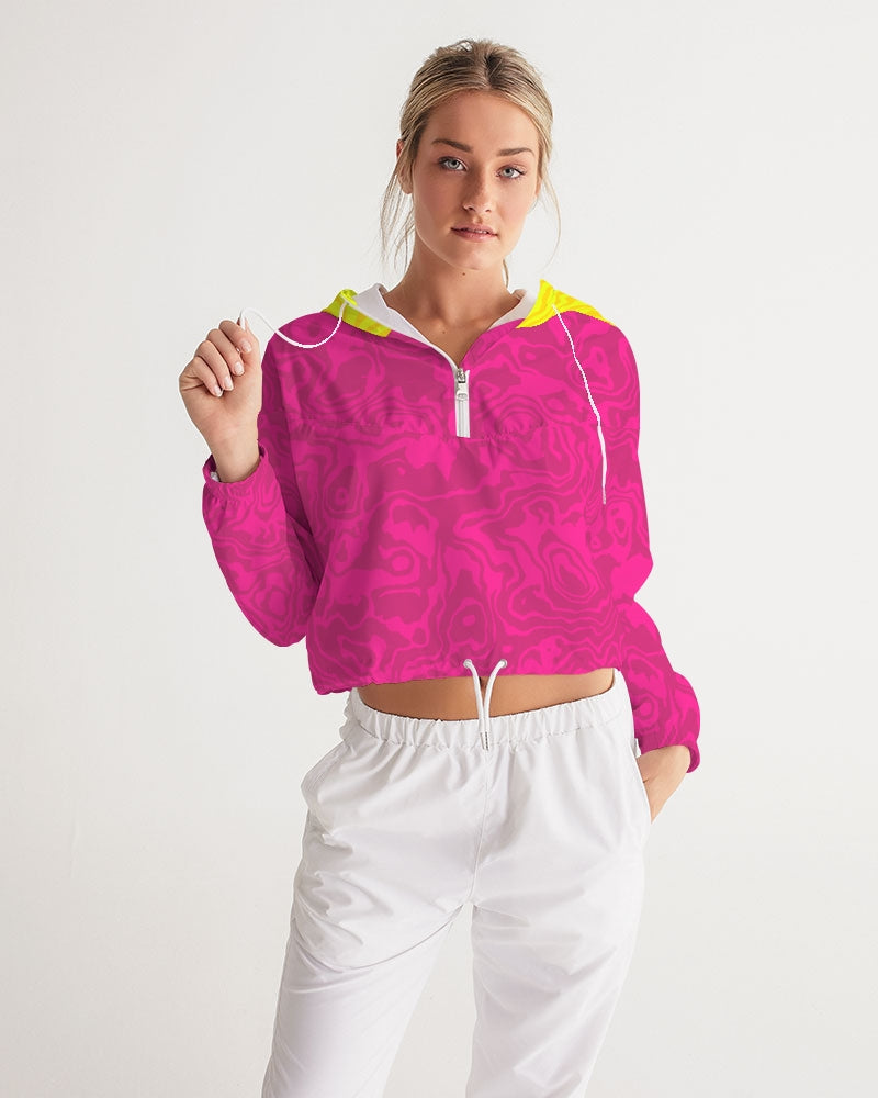 Fruit Punch Slush Cropped Windbreaker