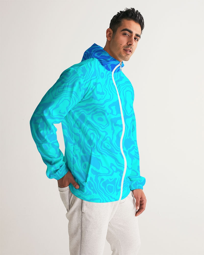 Blue Raspberry Slush Men's Windbreaker