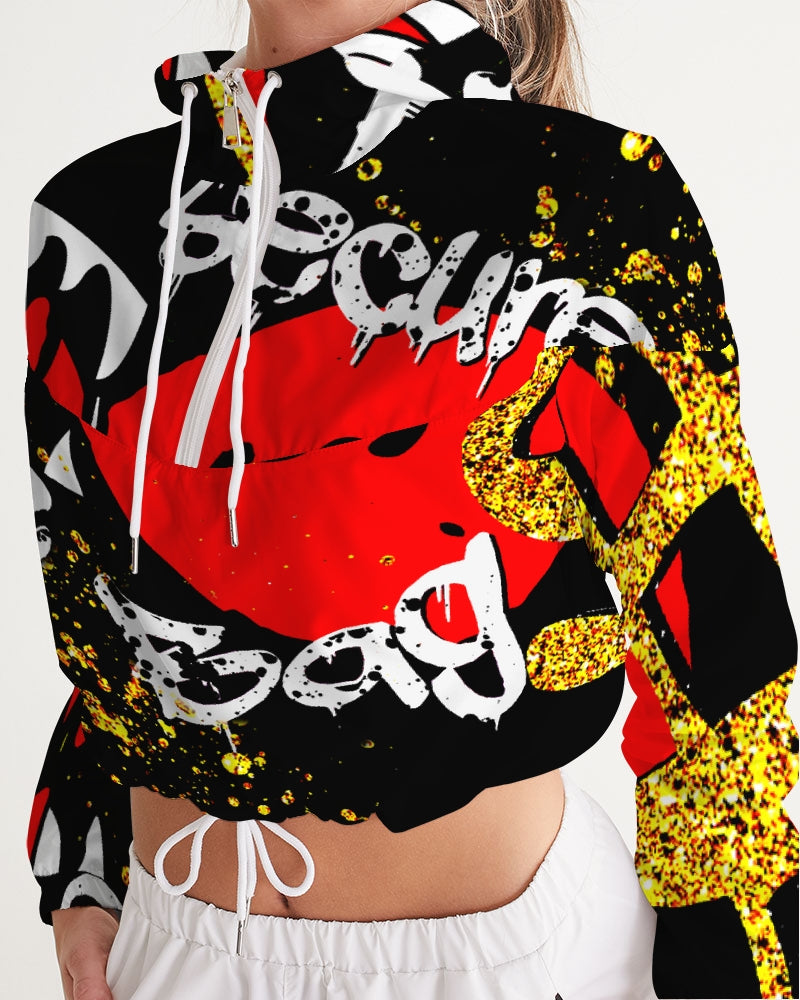 Secure The Bag Cropped Windbreaker