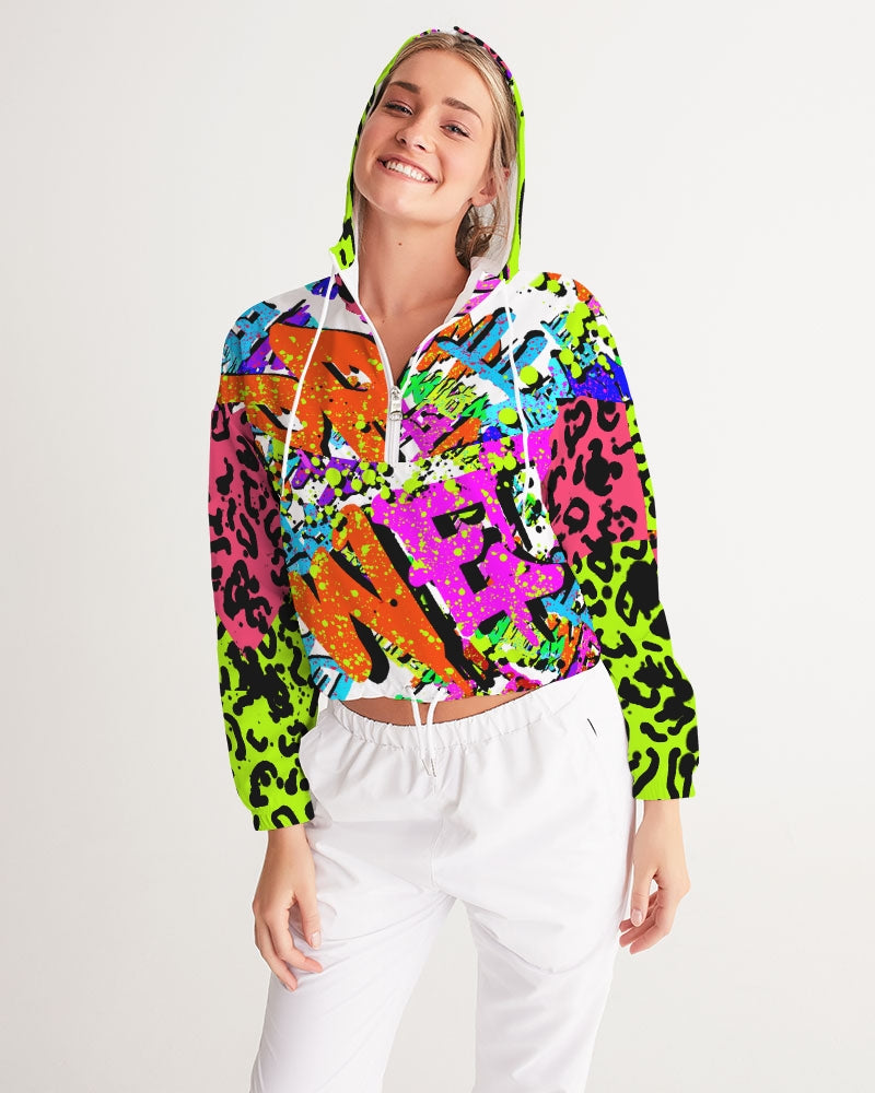 Wett Wett Women's Cropped Windbreaker - The Dripp VIP