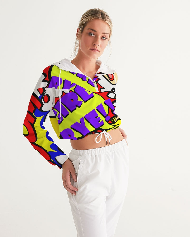 Girl Bye Cropped Windbreaker - The Dripp VIP