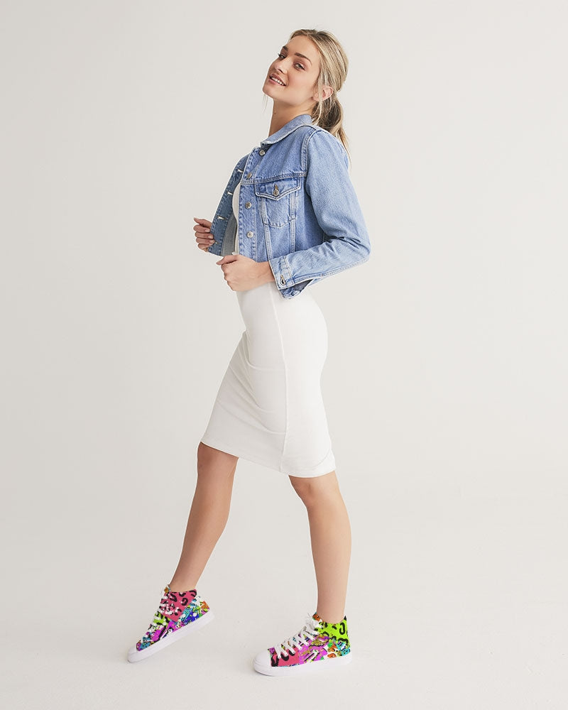 Wett Wett Women's Hightop Canvas Shoe - The Dripp VIP