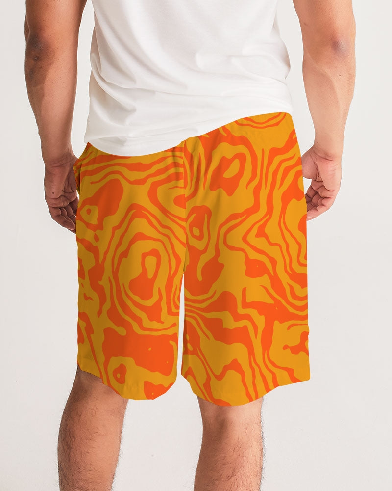 Orange Slush Men's Jogger Shorts