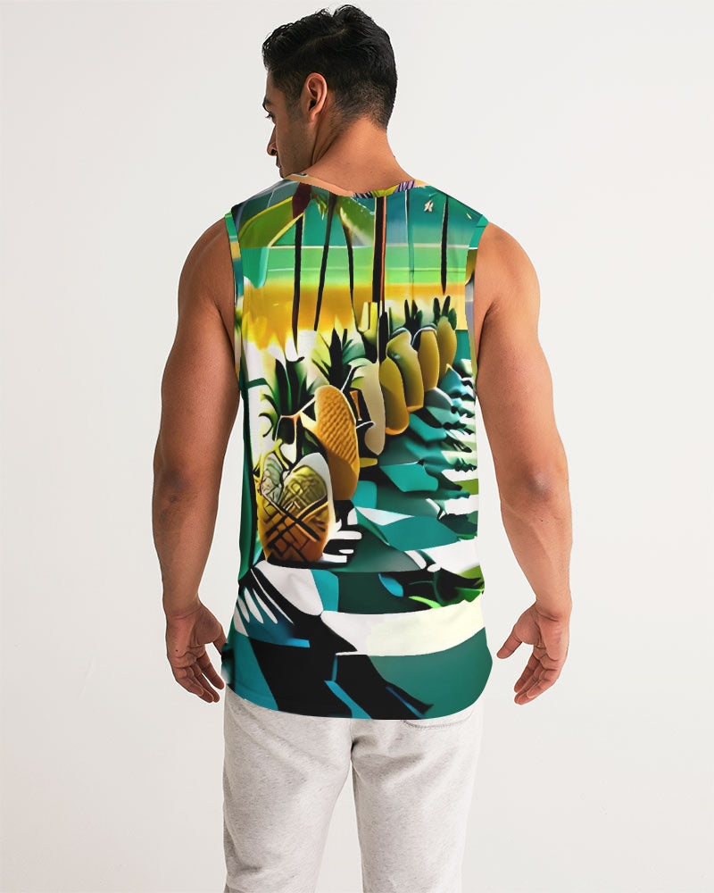 Tropical Oasis Men's Sports Tank