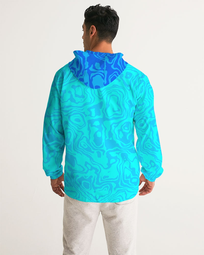 Blue Raspberry Slush Men's Windbreaker