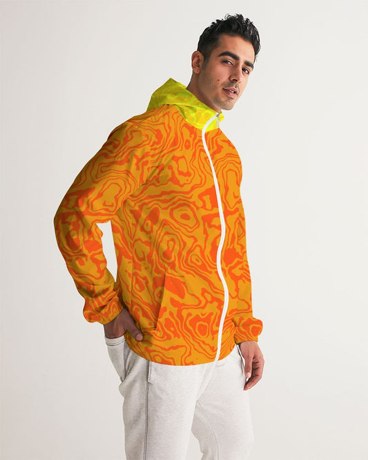 Orange Slush Men's Windbreaker