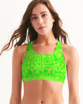 Green Apple Slush Women's Seamless Sports Bra