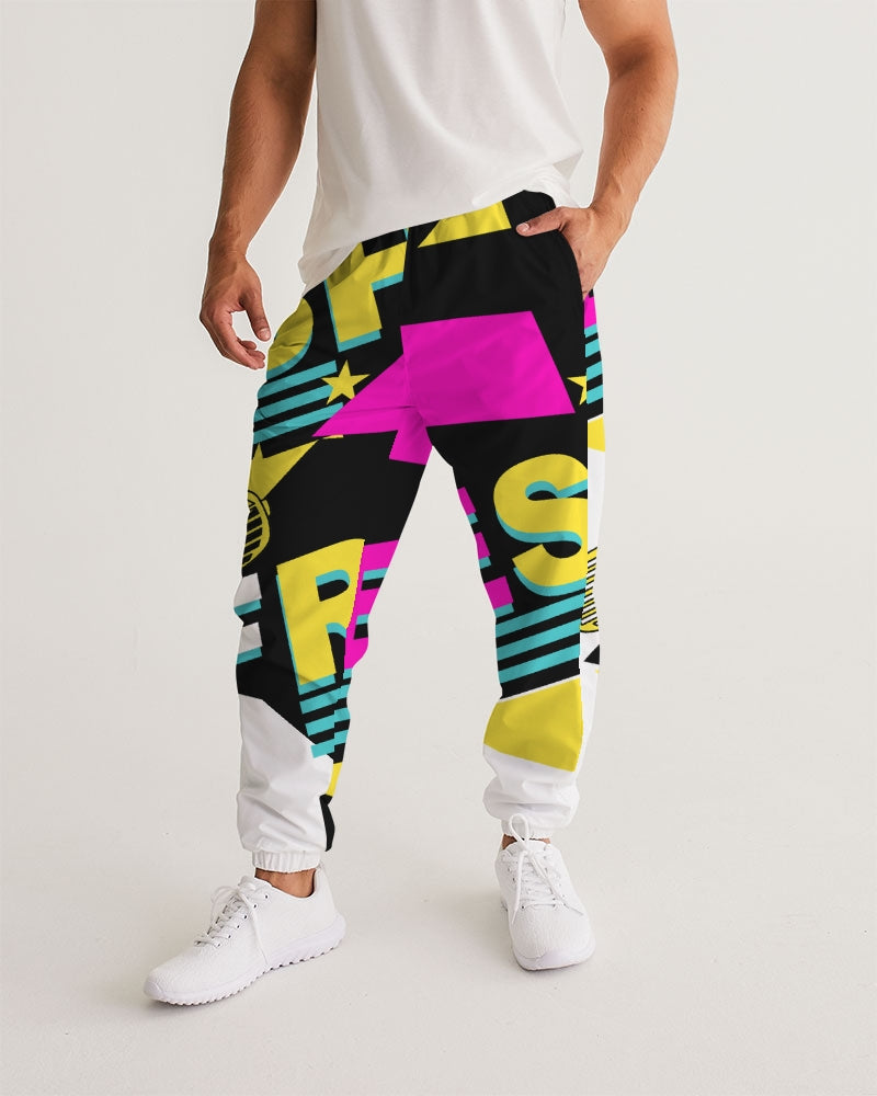 Fresh Dripp Men's Retro Splash Windbreaker Pants