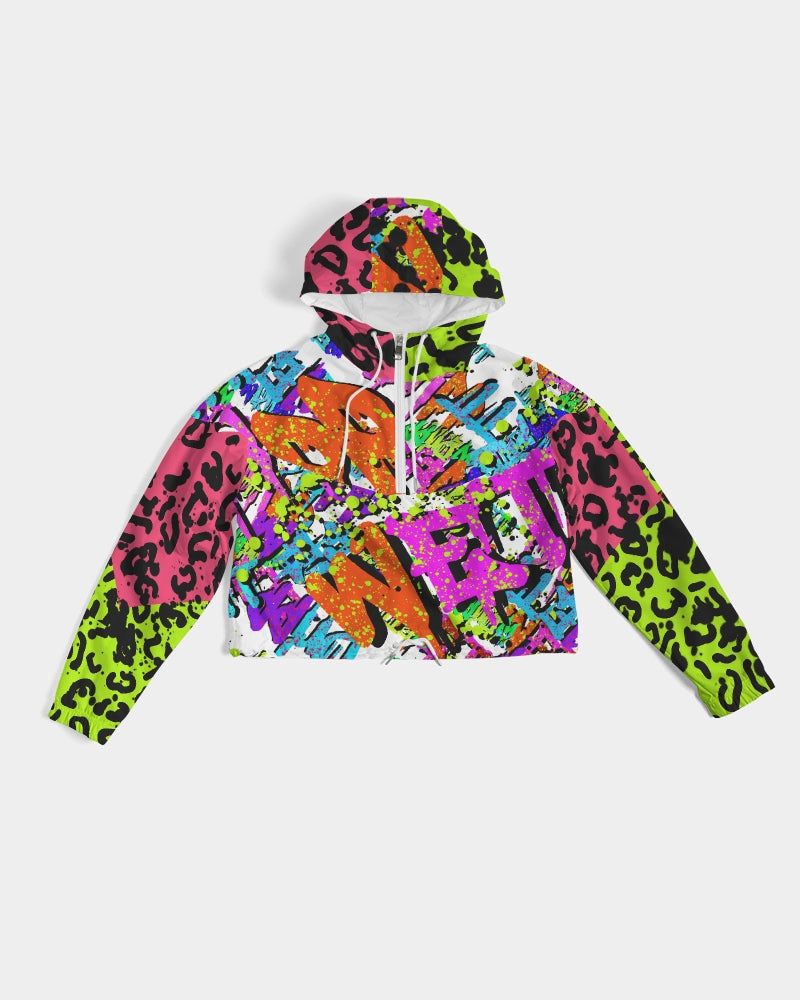 Wett Wett Women's Cropped Windbreaker - The Dripp VIP